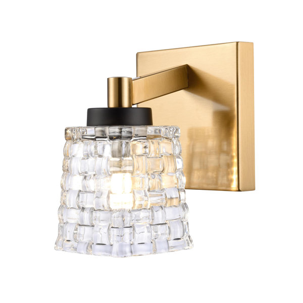 Mercer41 Nayden 4.75'' Wide 1Light Vanity Light Satin Brass with